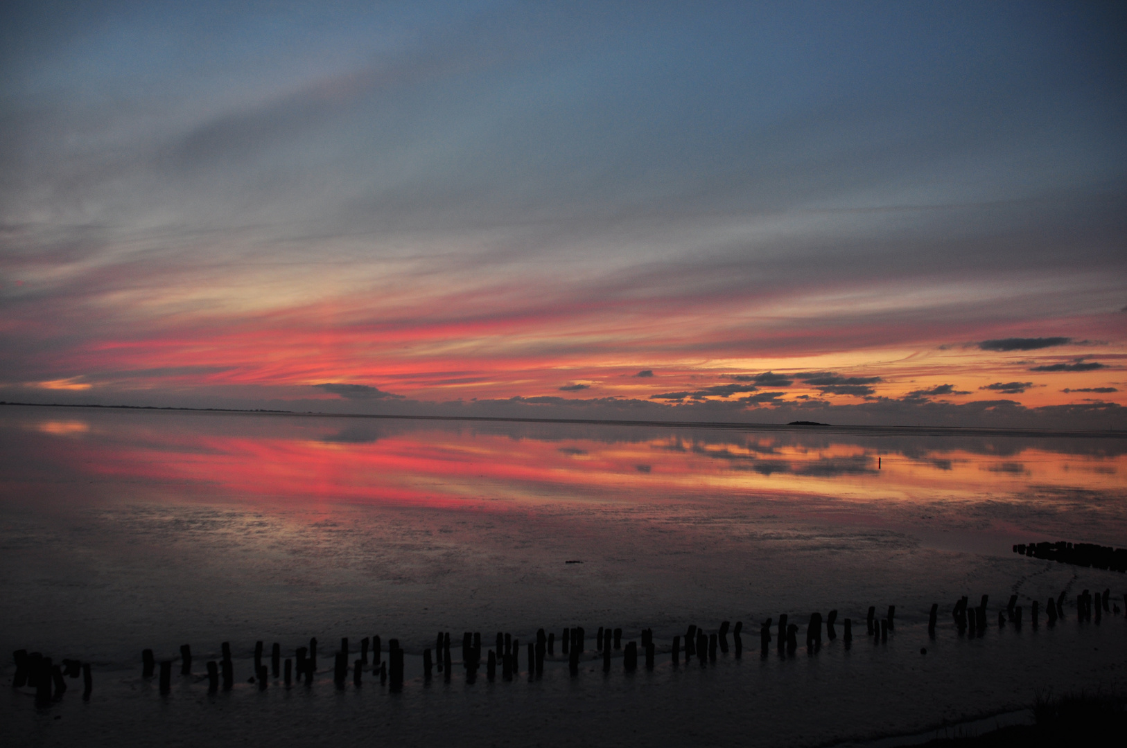 Sonnenuntergang über der Nordsee