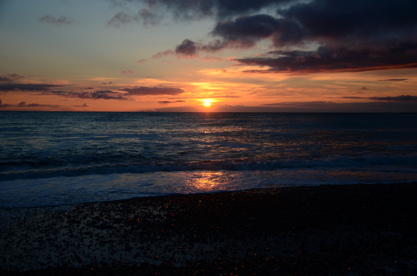 Sonnenuntergang über der Nordsee - Norre Vorupor - Dänemark