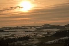 Sonnenuntergang über der Nürburg