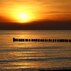 Sonnenuntergang über der Ostsee 