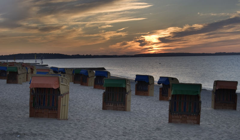 Sonnenuntergang über der Ostsee