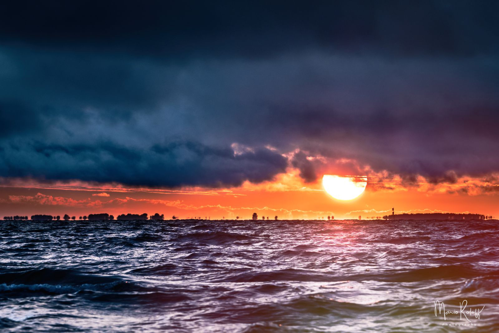 Sonnenuntergang über der Ostsee