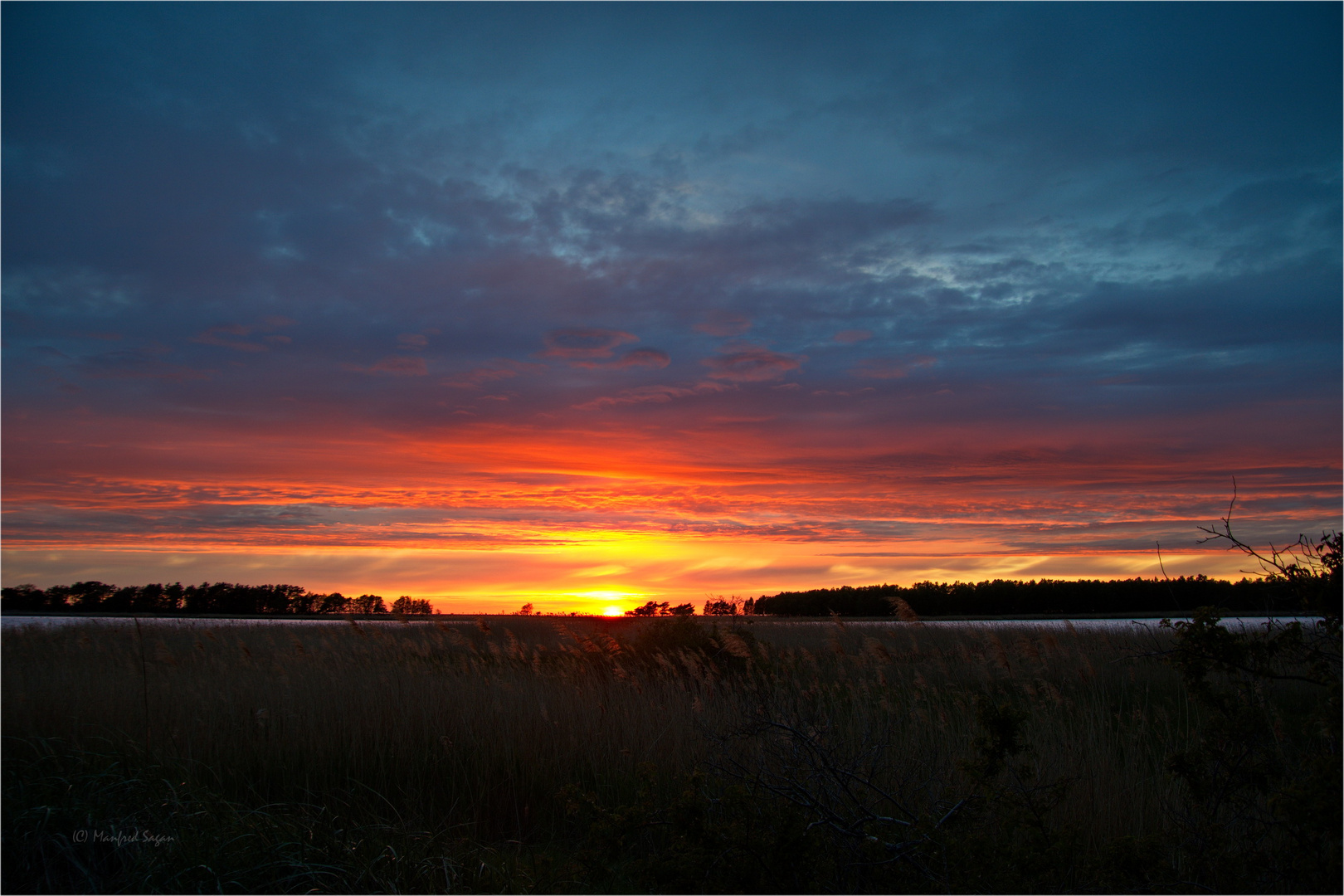 Sonnenuntergang über der Ostsee... 