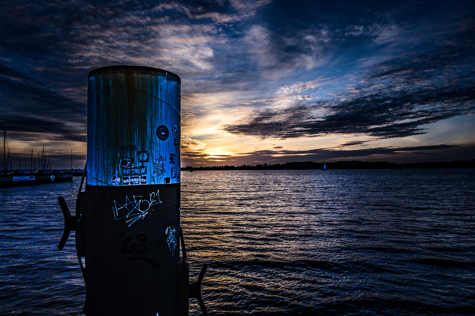 Sonnenuntergang über der Ostsee