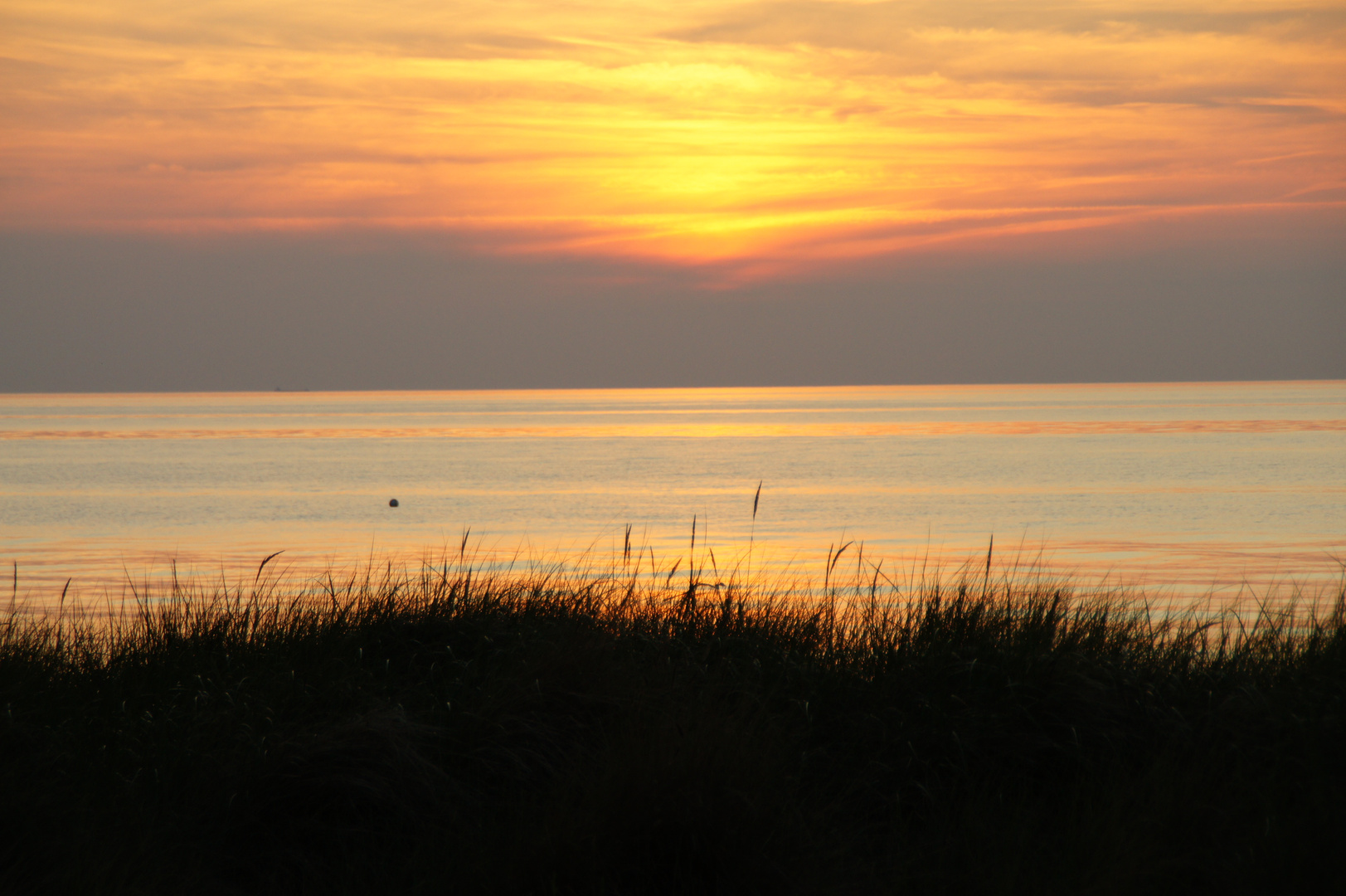 Sonnenuntergang über der Ostsee