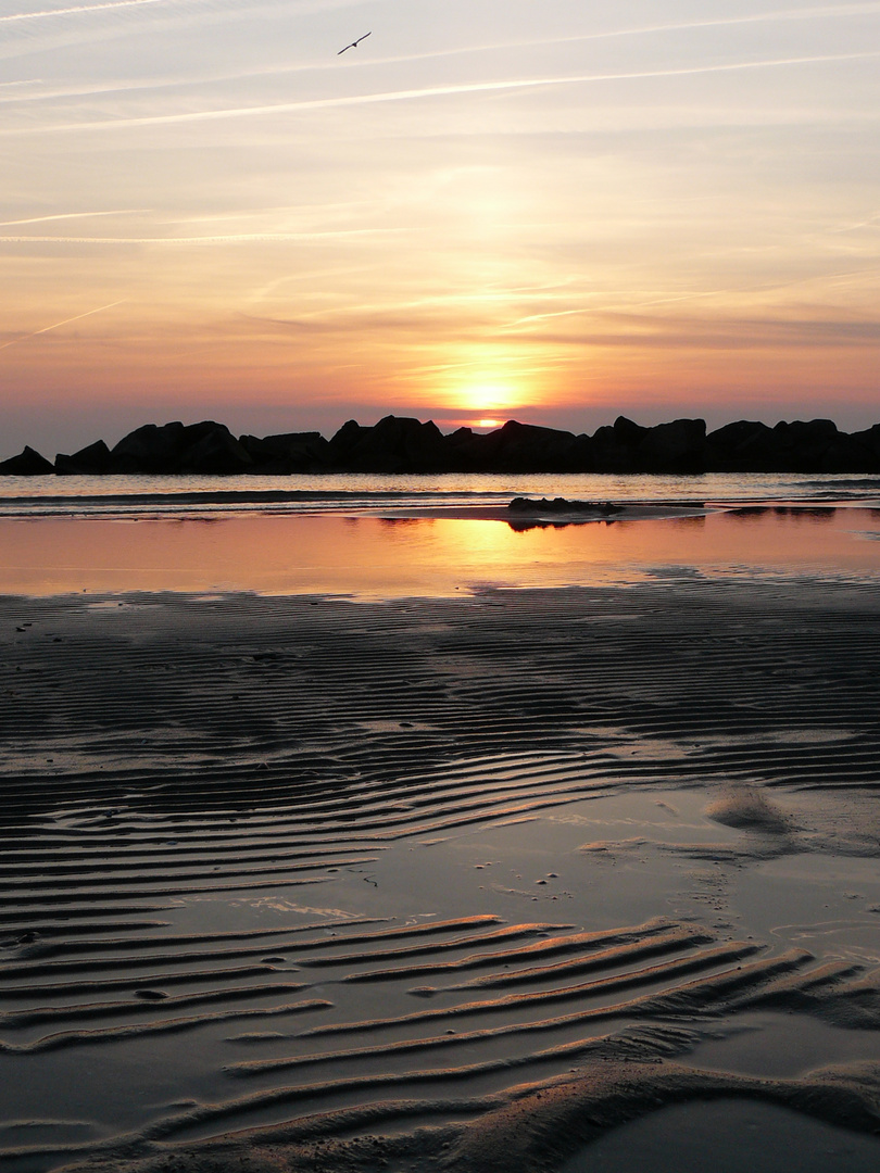 Sonnenuntergang über der Ostsee