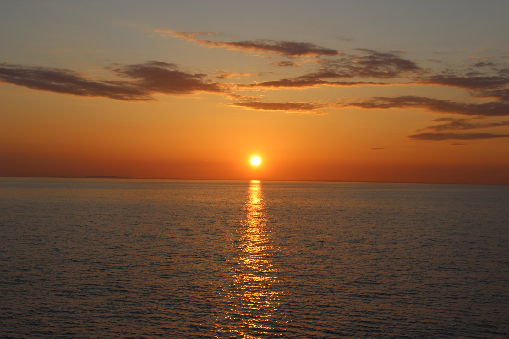 Sonnenuntergang über der Ostsee