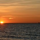 Sonnenuntergang über der Ostsee vor Warnemünde (1)