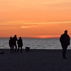 Sonnenuntergang über der Ostsee vor Warnemünde (2)