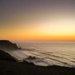 Sonnenuntergang über der Praia da Cordoama