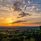 Sonnenuntergang über der Provence