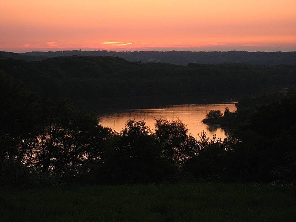 Sonnenuntergang über der Ruhr