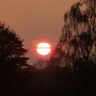 Sonnenuntergang über der Ruhr in Schwerte