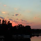 Sonnenuntergang über der Spree