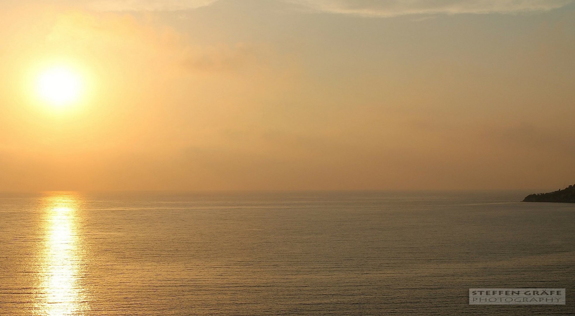 ,, Sonnenuntergang über der Türkei "