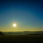 Sonnenuntergang über der Vulkaneifel 