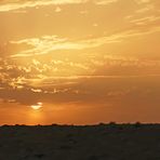 Sonnenuntergang über der Wüste