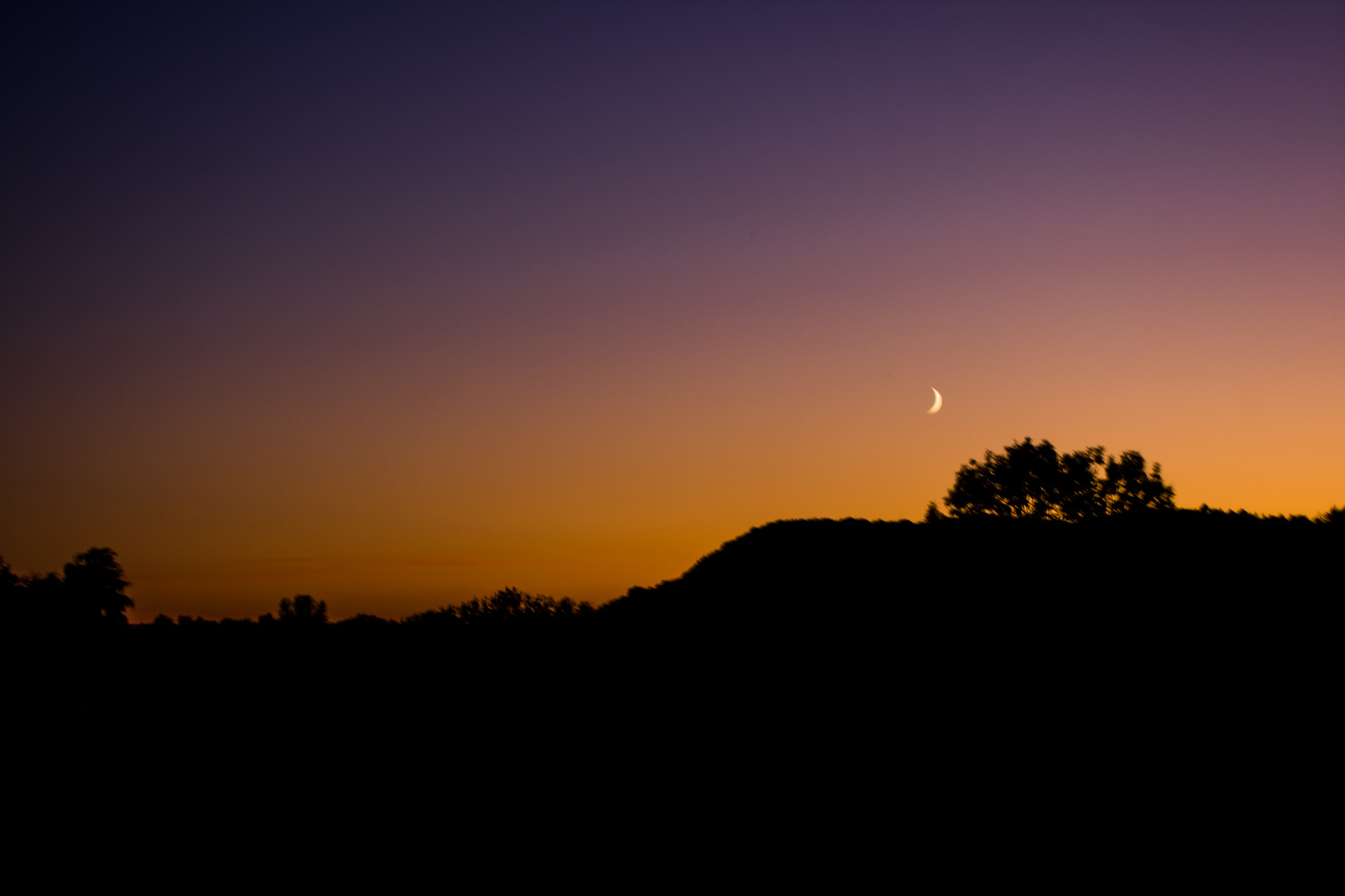 Sonnenuntergang über Dorndorf