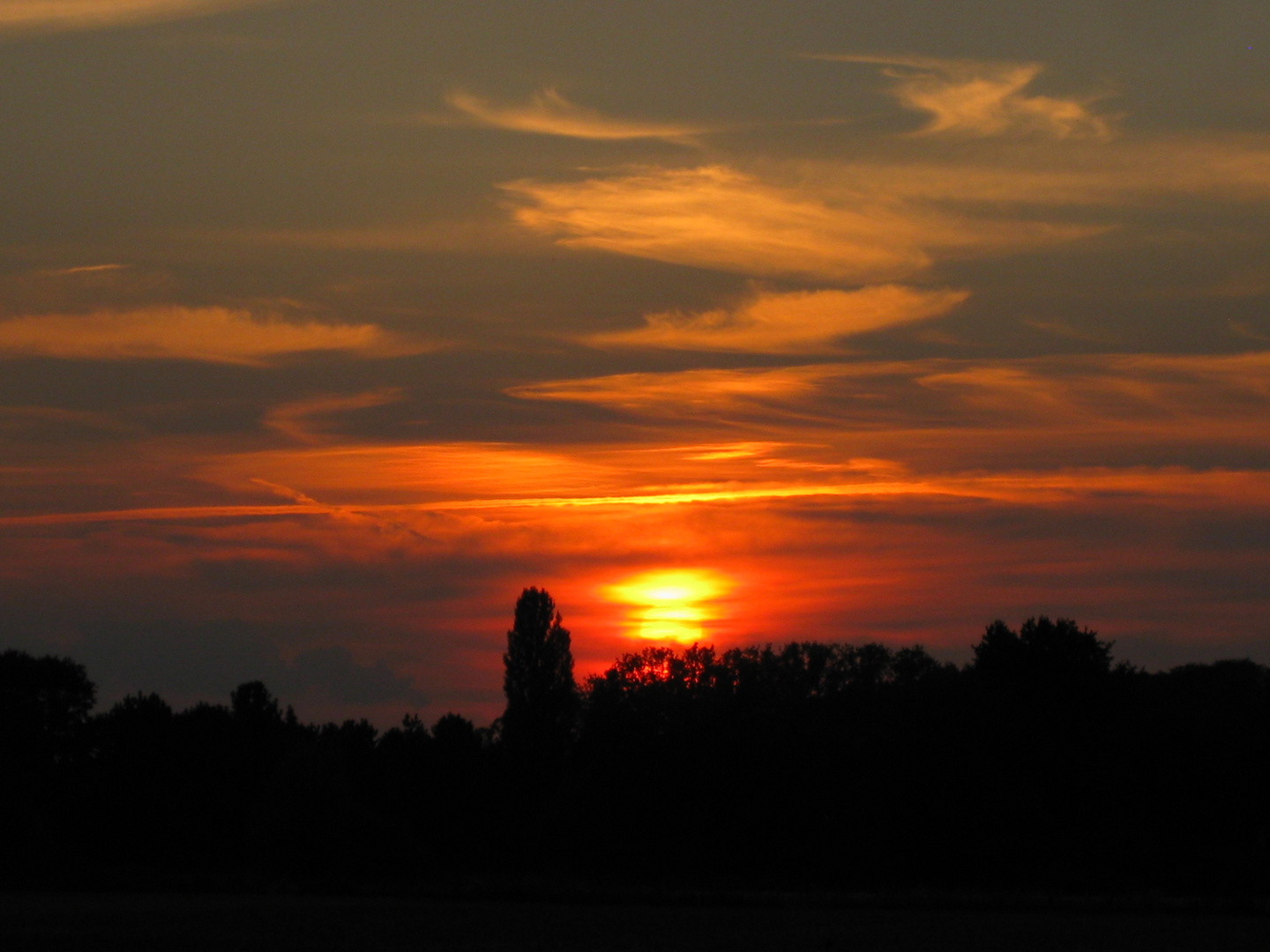Sonnenuntergang über Dortmund