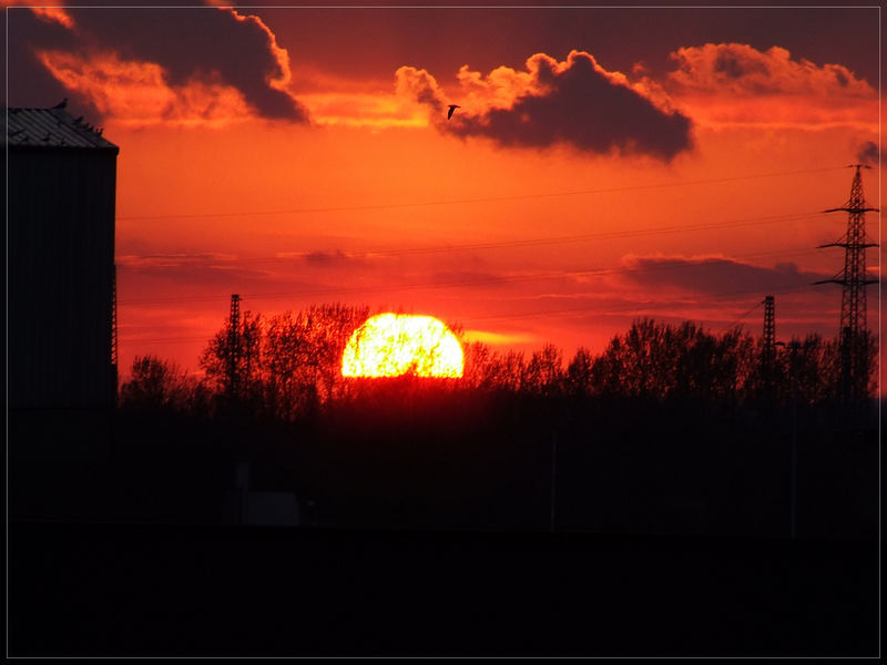 Sonnenuntergang über Dortmund