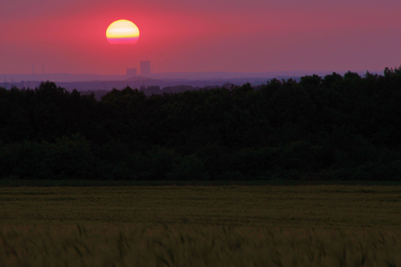 Sonnenuntergang über Dortmund