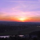 Sonnenuntergang über Dresden ...