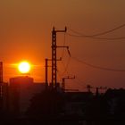 Sonnenuntergang über Dresden