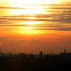 Sonnenuntergang über Duisburg