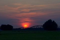 Sonnenuntergang über Duisburg