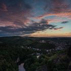 Sonnenuntergang über Ebernburg