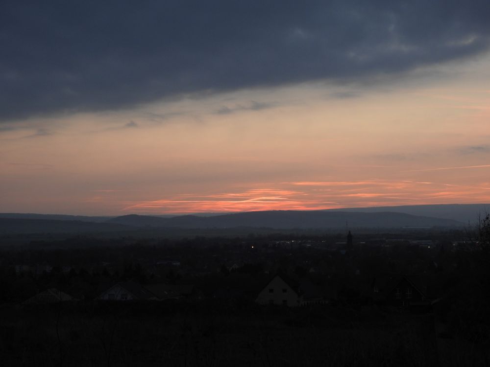 Sonnenuntergang über einbeck