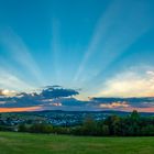 Sonnenuntergang über Erndtebrück