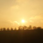 Sonnenuntergang über Ettenheim