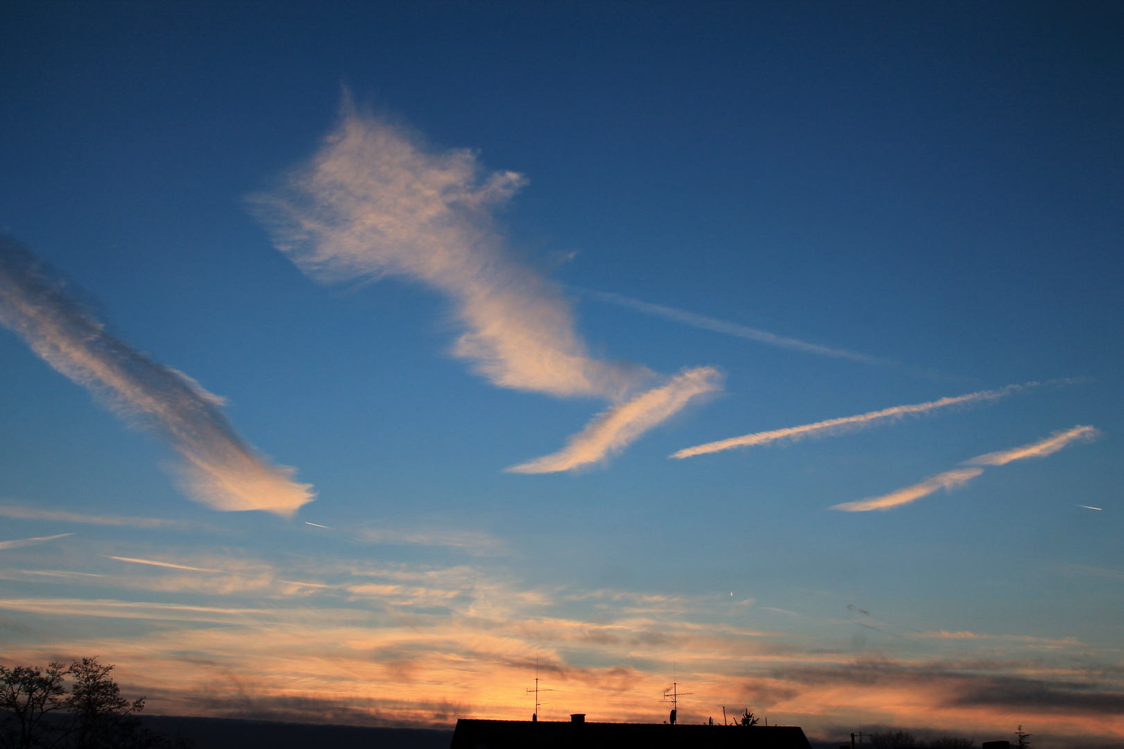 Sonnenuntergang über Euskirchen