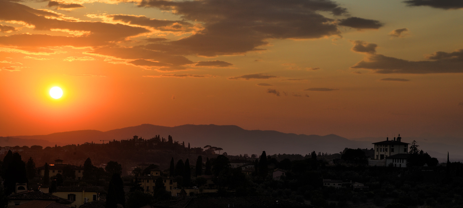 Sonnenuntergang über Florenz