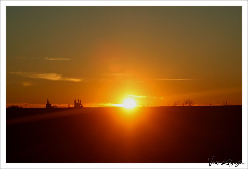 Sonnenuntergang über Fort Worth (Texas/USA)