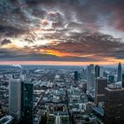 Sonnenuntergang über Frankfurt