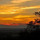 Sonnenuntergang über Freiburg