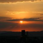 Sonnenuntergang über Freiburg