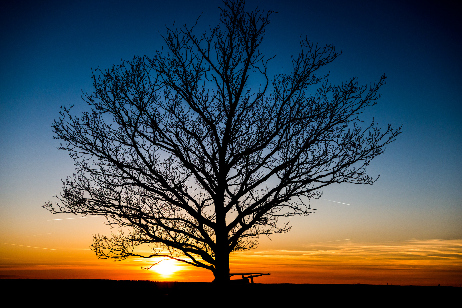 Sonnenuntergang über Glauchau 1