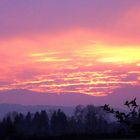 Sonnenuntergang über Glentleiten