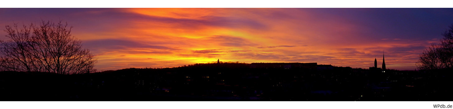 Sonnenuntergang über Göteburg