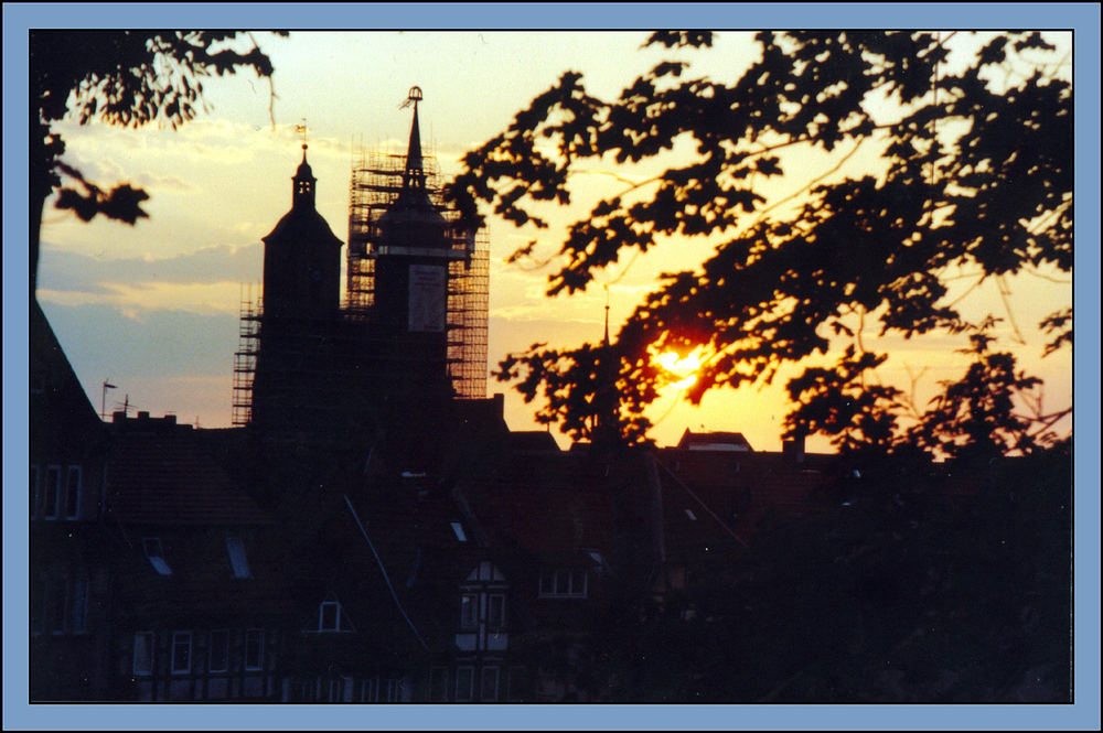 Sonnenuntergang über Göttingen 1