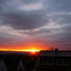 Sonnenuntergang über Göttingen