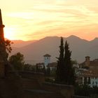 Sonnenuntergang über Granada