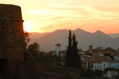 Sonnenuntergang über Granada