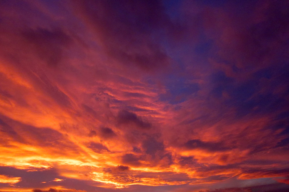 Sonnenuntergang über Gross-Gerau