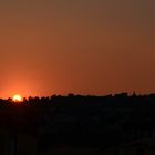 Sonnenuntergang über Grotte prov. di Agrigento