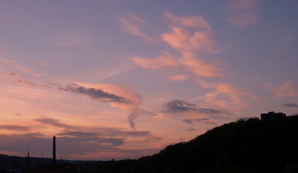 Sonnenuntergang über Hagen