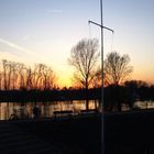 Sonnenuntergang über Hanau